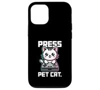 Premere Start Pet Cat Gamer Console Custodia per iPhone 12/12 Pro