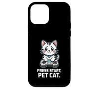 Premere Start Pet Cat Gamer Console Custodia per iPhone 12 mini