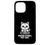 Premere Start Pet Cat Gamer Console Custodia per iPhone 13 Pro Max
