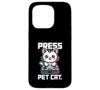 Premere Start Pet Cat Gamer Console Custodia per iPhone 15 Pro