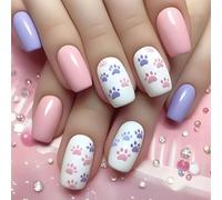 Premere sulle unghie finte Stick Colle Su Falso Acrilico Falso Artificiale Falso Per Disegni Artistici Colle Acriliche Chiodo Per Le Donne