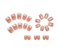 Premere sulle unghie Occhio di gatto Unghie finte Capodanno Disegni Full Covers Colle Su Acrilico Lucido Artificiale Gatti Eye Press Nail