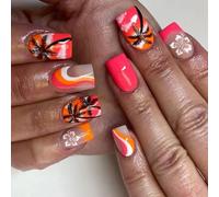 Premere Unghie FINUS BOUGHI Stick Gues On Nails False Acrilico Falso Artificiale Per I Disegni Artistici Premere Chiodo Francese Per Mandorle