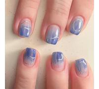 Premere Unghie FINUS BOUGHI Stick Gues On Nails False Acrilico Falso Artificiale Per I Disegni Artistici Premere Un Chiodo Francese Per Mandorle