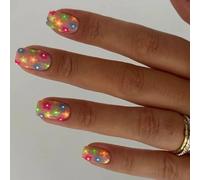 Premere Unghie FINUS OLI FINUSI Stick Gues Unghie False Unghie Acriliche Unghie False Artificiali Per Unghie Fai -da -te Disegni Design Falso