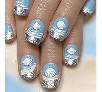 Premere Unghie GUUDE FINUS Stick False Acrilico Falso Artificiale Per Disegni Artistici Bara Mandorle In Francese