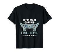 Premi Avvia per iniziare il livello finale Senior 2026 Gamer Graphics Maglietta
