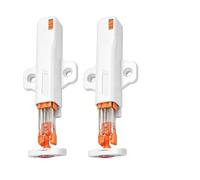 Premi e Apri Magnetico Universale per Ante,Push Pull,Chiusura Magnetica A Pressione,chiusura a molla per armadio,Facile da Installare E Durevoli (2, Bianco)