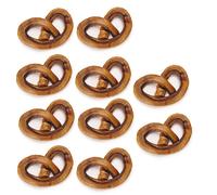 Premi per Cani Bully Livello Pretzel Lunga Durata Manzo da Masticare Snack -