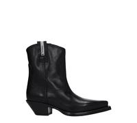 Premiata Black Leather Ankle Boots - EU37/US7