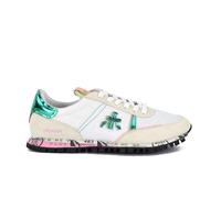 PREMIATA Donna SEAND 6704 Scarpa Sneakers in Pelle e Tessuto Bianco