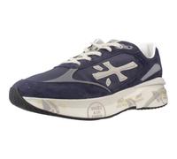 PREMIATA MOERUN VAR. 7306, Scarpe da Uomo in Camoscio Blu e Mesh Impermeabile, Taglia 41, Sneakers Casual