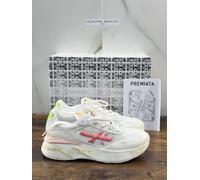 Premiata Moerun Sneaker Pelle E TessutoBianca Casual Premiata Scarpa Donna 41
