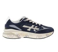 PREMIATA MOERUN VAR. 7306, Scarpe da Uomo in Camoscio Blu e Mesh Impermeabile, Taglia 41, Sneakers Casual