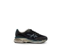 PREMIATA MOERUN VAR. 7777, Scarpe da Uomo in Camoscio Verde Scuro, Taglia 43, Sneakers Casual
