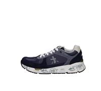 PREMIATA - Scarpe da Ginnastica Mase 6626 da Uomo in camoscio e Tessuto a Maglia Blu, Blu, 40 UK, Blu, 42 2/3 EU