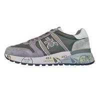 PREMIATA Scarpe da Uomo Sneaker in Nylon e camoscio Lander_7706 Verde-Grigio (Verde, Sistema Taglie Calzature EU, Adulto, Uomo, Numero, Media, 42)