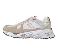 PREMIATA Scarpe Sneakers Donna in camoscio e Tela MASED_7397 Beige-Rosa (Beige-Rosa, Sistema Taglie Calzature EU, Adulto, Donna, Numero, Media, 37)