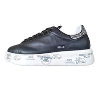 PREMIATA Scarpe Sneakers Donna in Pelle Belle_7810 Nero (Nero, Sistema Taglie Calzature EU, Adulto, Donna, Numero, Media, 38)
