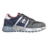 Premiata scarpe uomo sneaker camoscio tessuto LANDER_6905 verde-nero