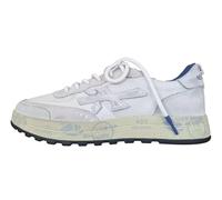 PREMIATA Scarpe Uomo Sneaker camoscio Tessuto Nous_7232 Bianco-Blu (Bianco-Blu, Sistema Taglie Calzature EU, Adulto, Uomo, Numero, Media, 43)