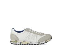 Premiata - Sneaker in camoscio e tessuto con logo - - Shoes - Uomo - Bianco - 44 EU