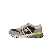 PREMIATA Uomo Lander 6632 Scarpa Sneakers Pelle Tessuto Grigio Verde