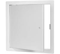 Premier Access Doors Porta di accesso in acciaio serie 2002, 24 x 24, montaggio universale, bianco (chiavistello a cacciavite)
