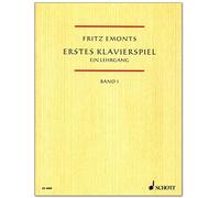 Premier bande de jeux Piano 1 - Un lehrgang pour les cours début de Fritz EMONTS FRITZ EMONTS - Note livre avec cœur Note colorée Pince