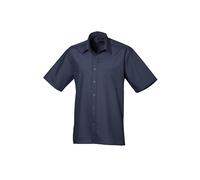 Premier Camicia a maniche corte Poplin PR202 - Unisex Formal Workwear Office (A)
