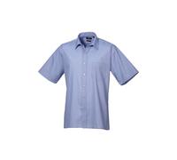 Premier Camicia a maniche corte Poplin PR202 - Unisex Formal Workwear Office (A)