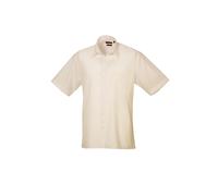 Premier Camicia a maniche corte Poplin PR202 - Unisex Formal Workwear Office (A)