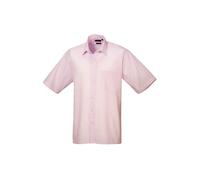 Premier Camicia a maniche corte Poplin PR202 - Unisex Formal Workwear Office (A)