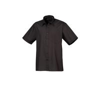 Premier Camicia a maniche corte Poplin PR202 - Unisex Formal Workwear Office (B)