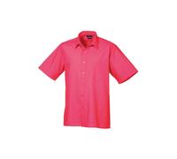 Premier Camicia a maniche corte Poplin PR202 - Unisex Formal Workwear Office (B)