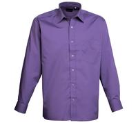Premier Camicia a maniche lunghe Poplin (PR200) - Abbigliamento da lavoro uf (A)