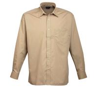 Premier Camicia a maniche lunghe Poplin (PR200) - Abbigliamento da lavoro uf (B)