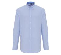 Premier Camicia a righe in cotone-fiocco da uomo Oxford (PR238) - Abbigliamento