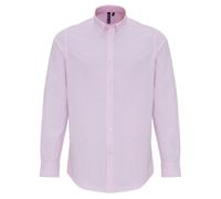 Premier Camicia a righe in cotone-fiocco da uomo Oxford (PR238) - Abbigliamento