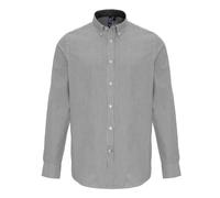 Premier Camicia a righe in cotone-fiocco da uomo Oxford (PR238) - Abbigliamento
