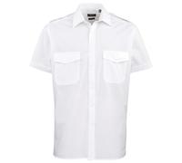 Premier - Camicia Manica Corta Stile Pilota - Uomo (RW1086)