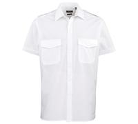 Premier - Camicia Manica Corta Stile Pilota - Uomo (RW1086) UTRW1086_1