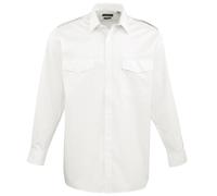 Premier - Camicia Manica Lunga Stile Pilota - Uomo (RW1085)