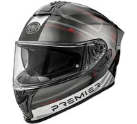 Premier Evoluzione SP, casco integrale XL male Opaco Nero/Argento/Rosso