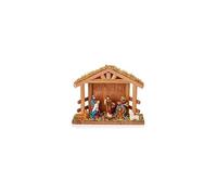 Premier Decorations Presepe con casetta in legno, 20 cm, 8 pezzi