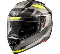 Premier Delta AS, casco ribaltabile XS male Argento/Nero/Giallo Fluo