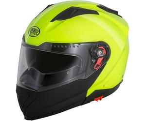 Premier Delta Elmo Fluo, nero-giallo, taglia L per maschi