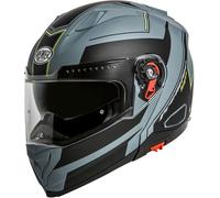 Premier Delta RG, casco ribaltabile XS male Opaco Grigio/Nero/Giallo Fluo