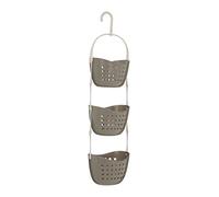 Premier Doccia Caddy a 3 Livelli, PP-Polipropilene, Grigio, H83 x W23 x D17cm