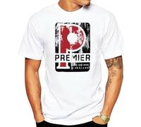 Premier Drums Vintage Badge T-Shirt Jamie Morrison Nicko McBrain